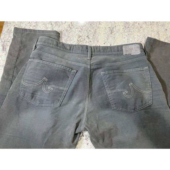 Adriano Goldschmied Iridescent Gray/Blue Corduroy Geffen‎ Fit Pants - Size 34x30 - Picture 7 of 7